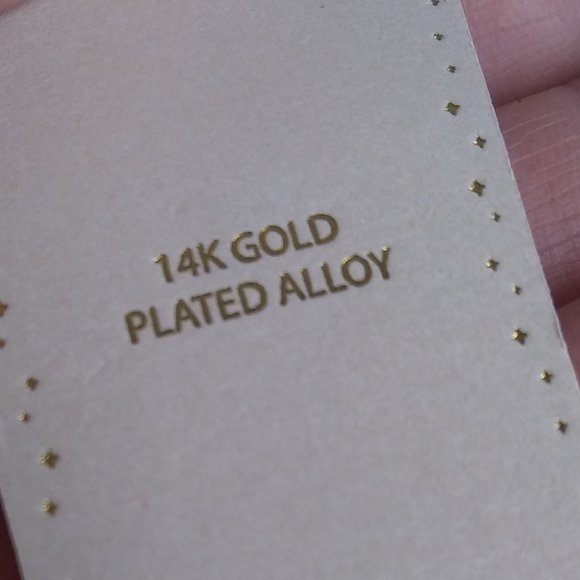 New Eye Candy Los Angeles two strands  statement necklace 14 Kt gold plated - Picture 14 of 16